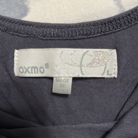 OXMO short ruffle sleeve low cut blouse L - Picture 6 of 14